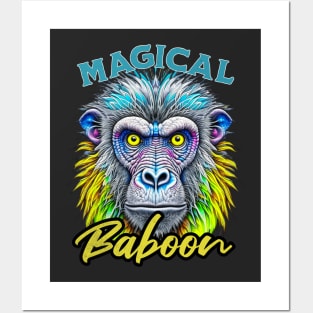 Magical Baboon Posters and Art